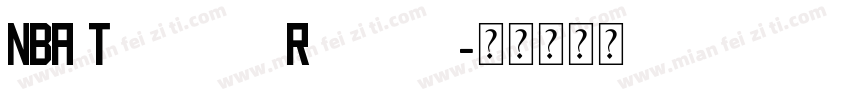 NBA Toronto Raptors字体转换